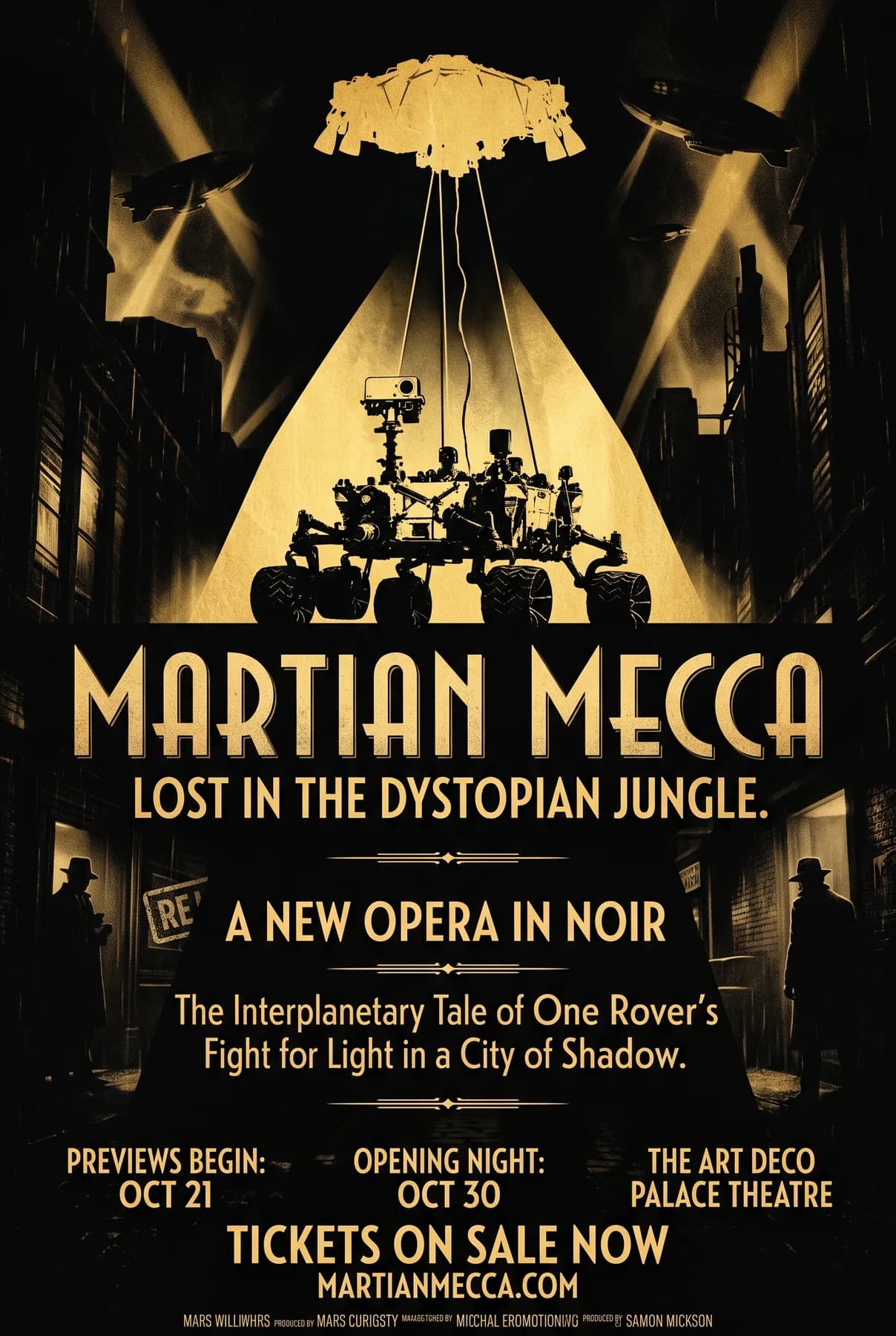 Fictional Curiosity concept art: Opera of the lost rover