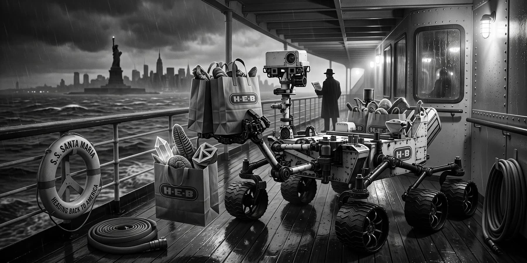 Fictional Curiosity concept art: The platform