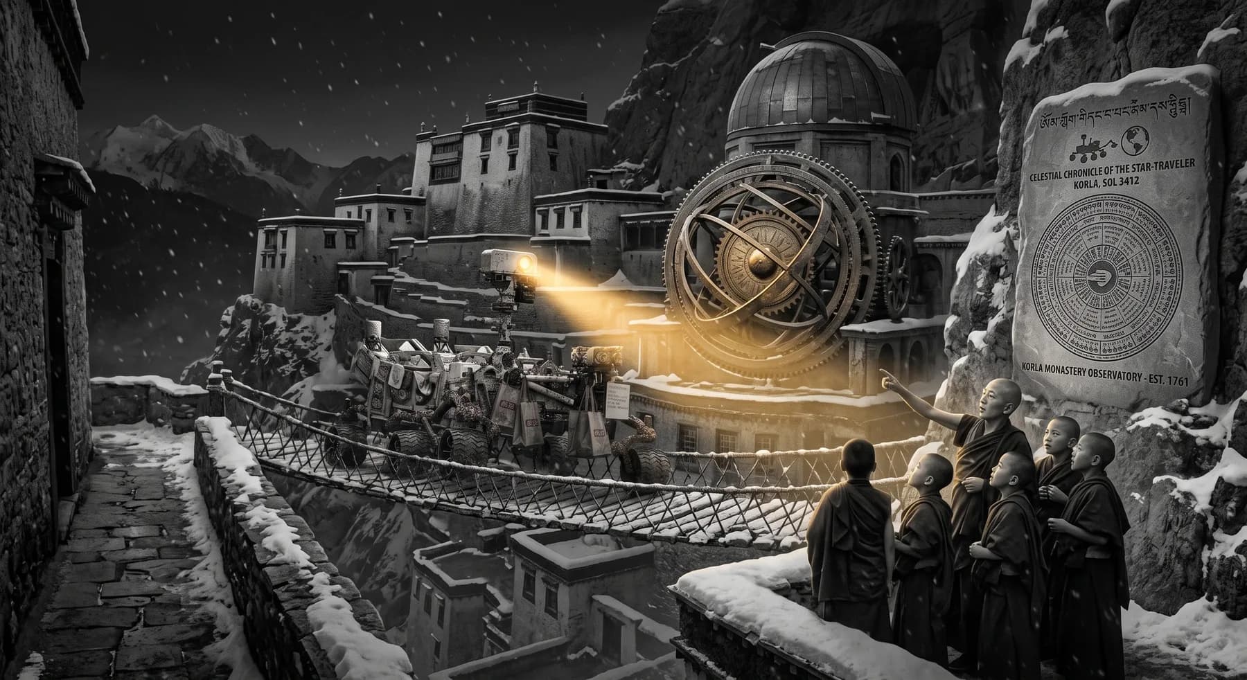 Fictional Curiosity concept art: Beyond the city