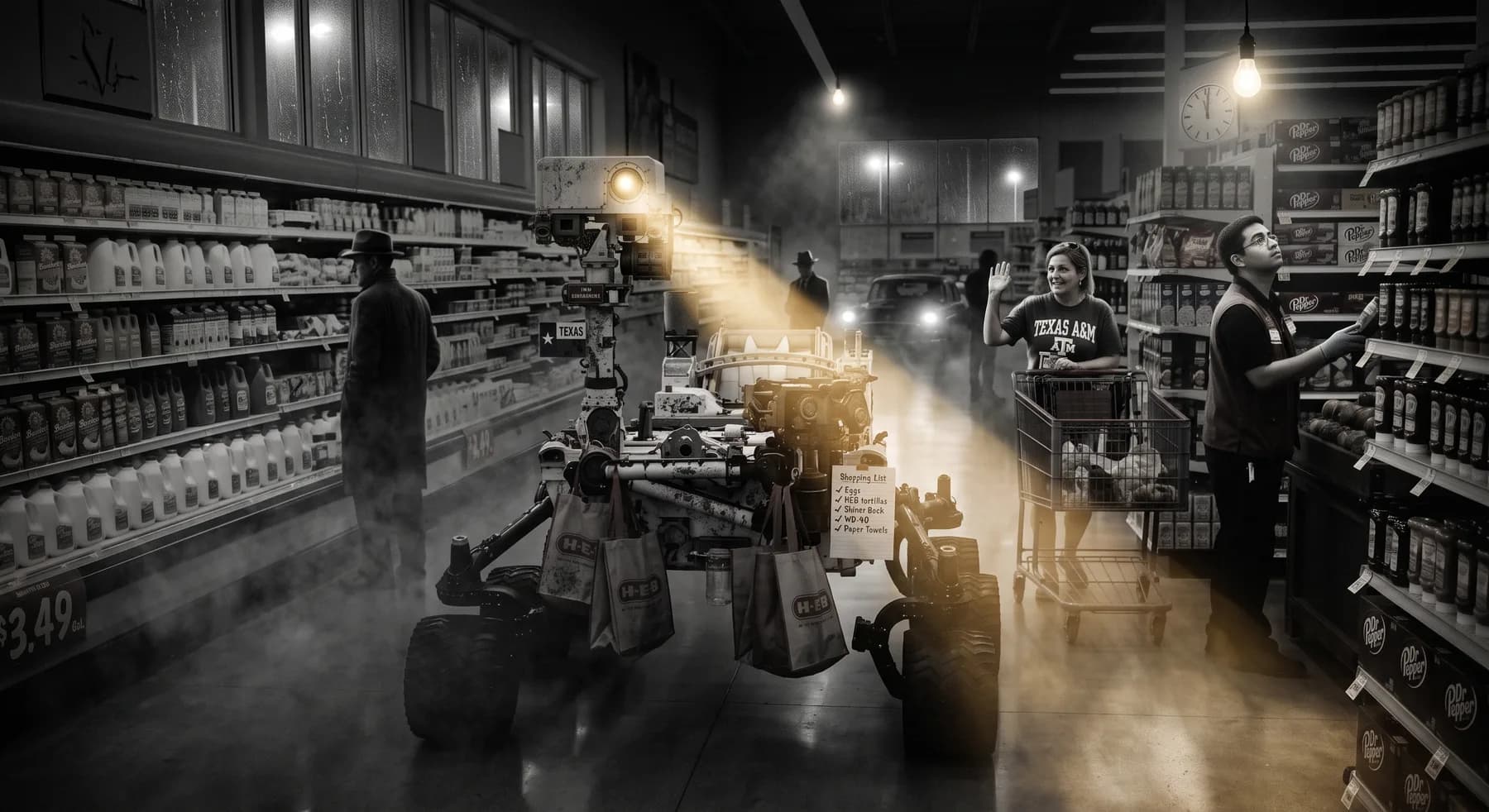 Fictional Curiosity concept art: The midnight market