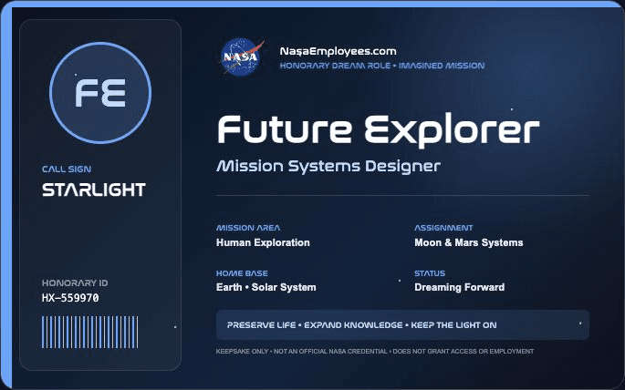 Dream NASA Role ID